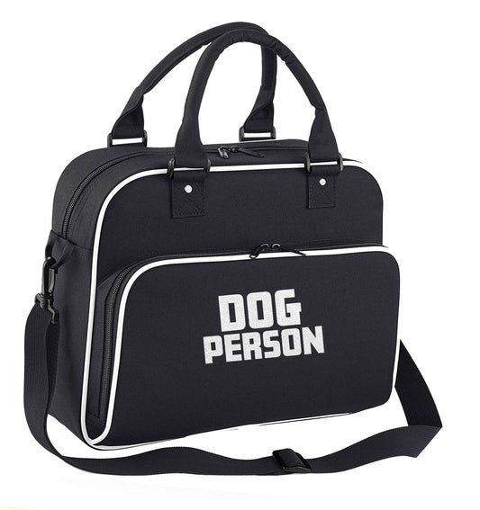 Dog Person Kit children's dance bag black with white detail