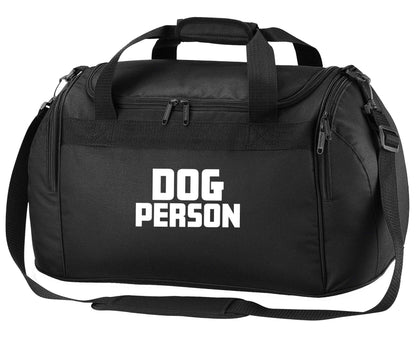 Dog Person Kit black holdall / duffel bag