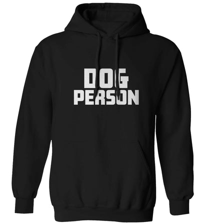 Dog Person Kit adults unisex black hoodie 2XL