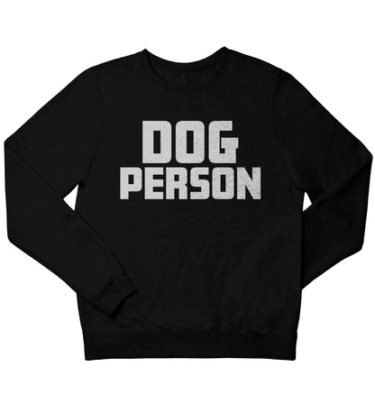 Dog Person Kit children's black sweater 12-13 Years