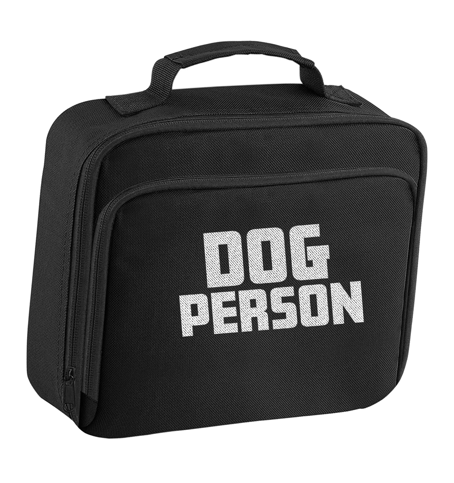 Dog Person Kit insulated black lunch bag cooler