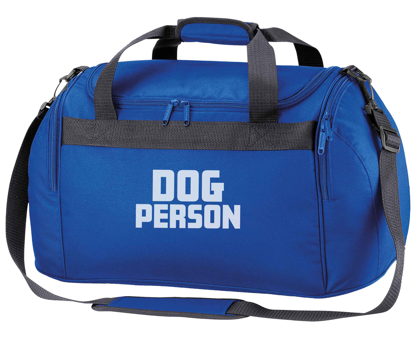 Dog Person Kit royal blue holdall / duffel bag