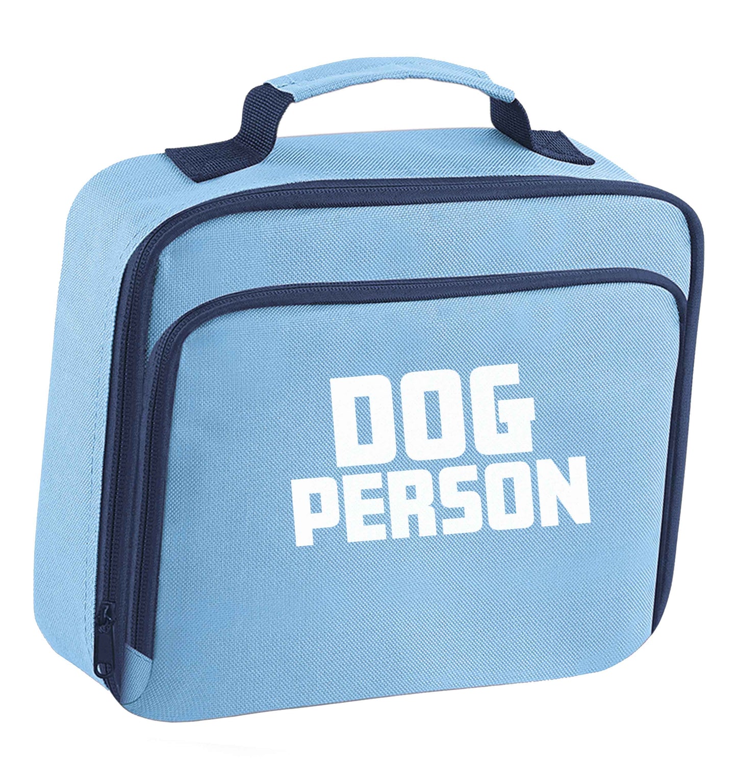 Dog Person Kit insulated blue lunch bag cooler