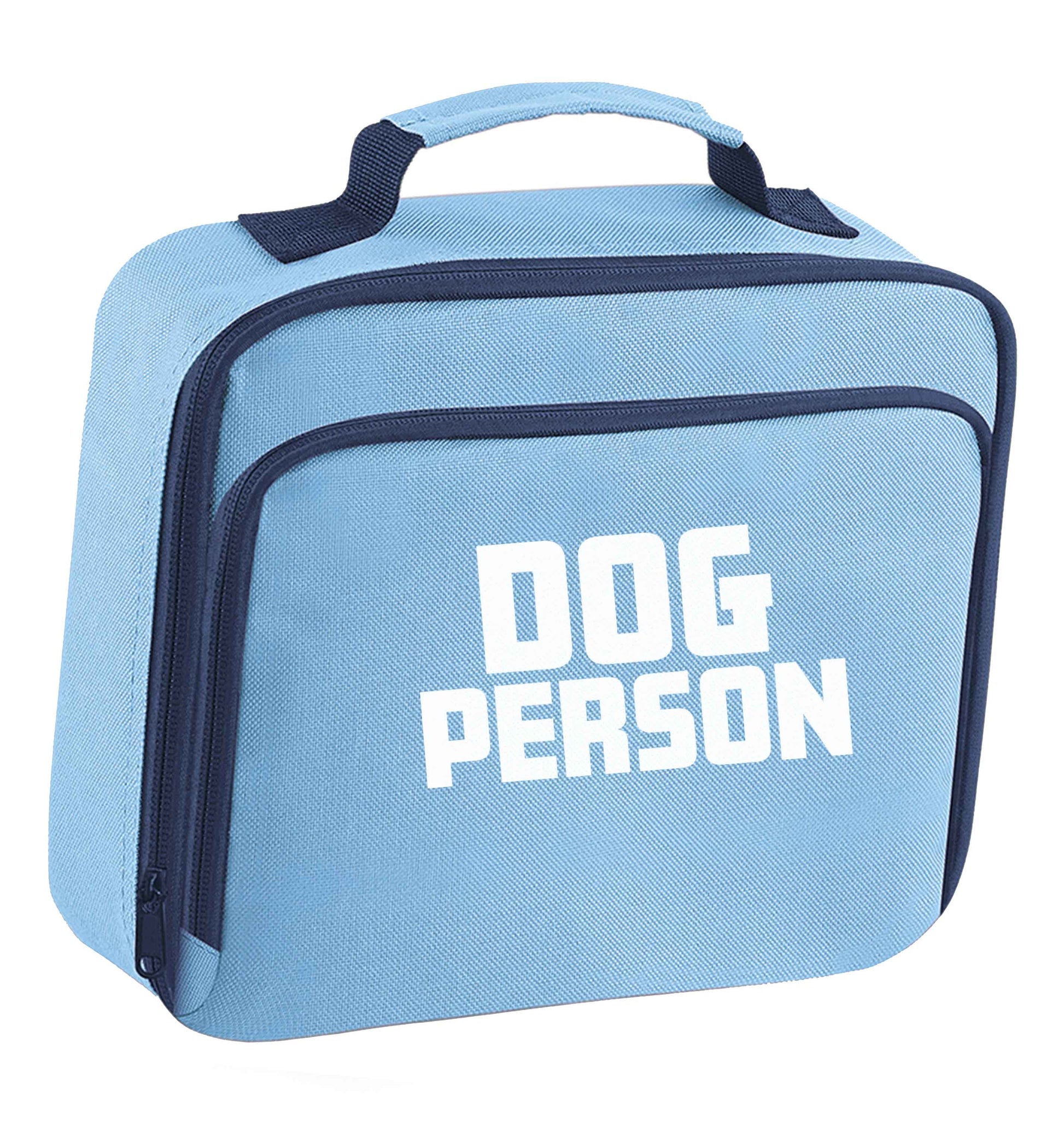 Dog Person Kit insulated blue lunch bag cooler