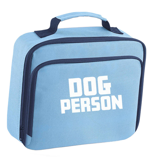 Dog Person Kit insulated blue lunch bag cooler
