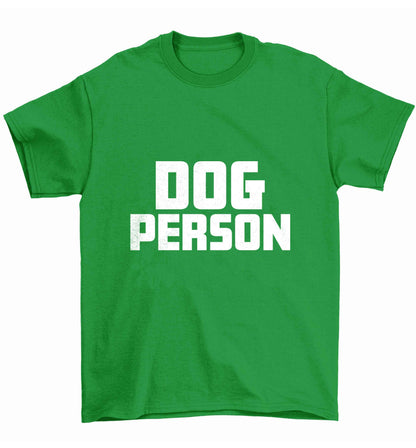 Dog Person Kit Children's green Tshirt 12-13 Years