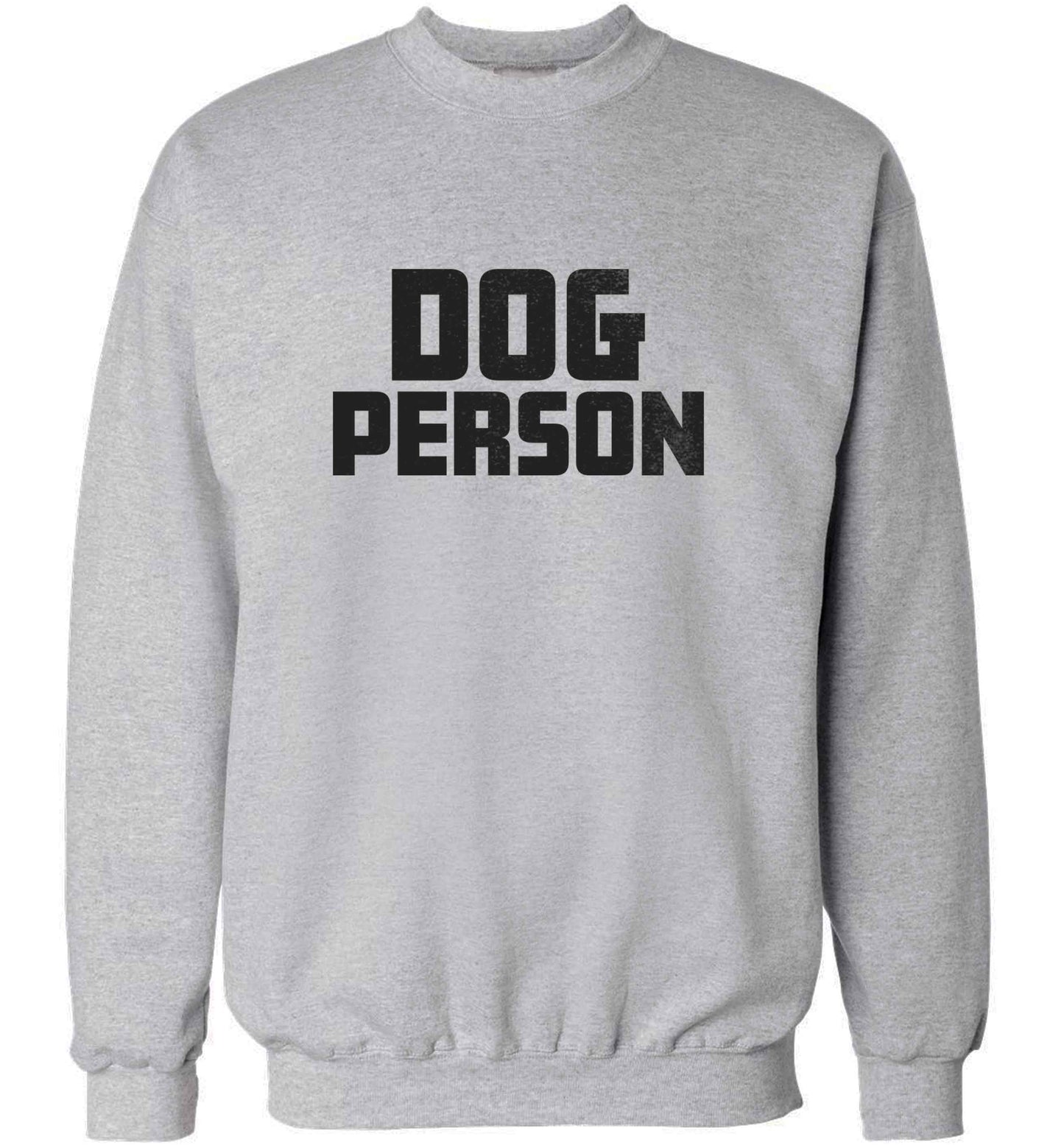 Dog Person Kit adult's unisex grey sweater 2XL