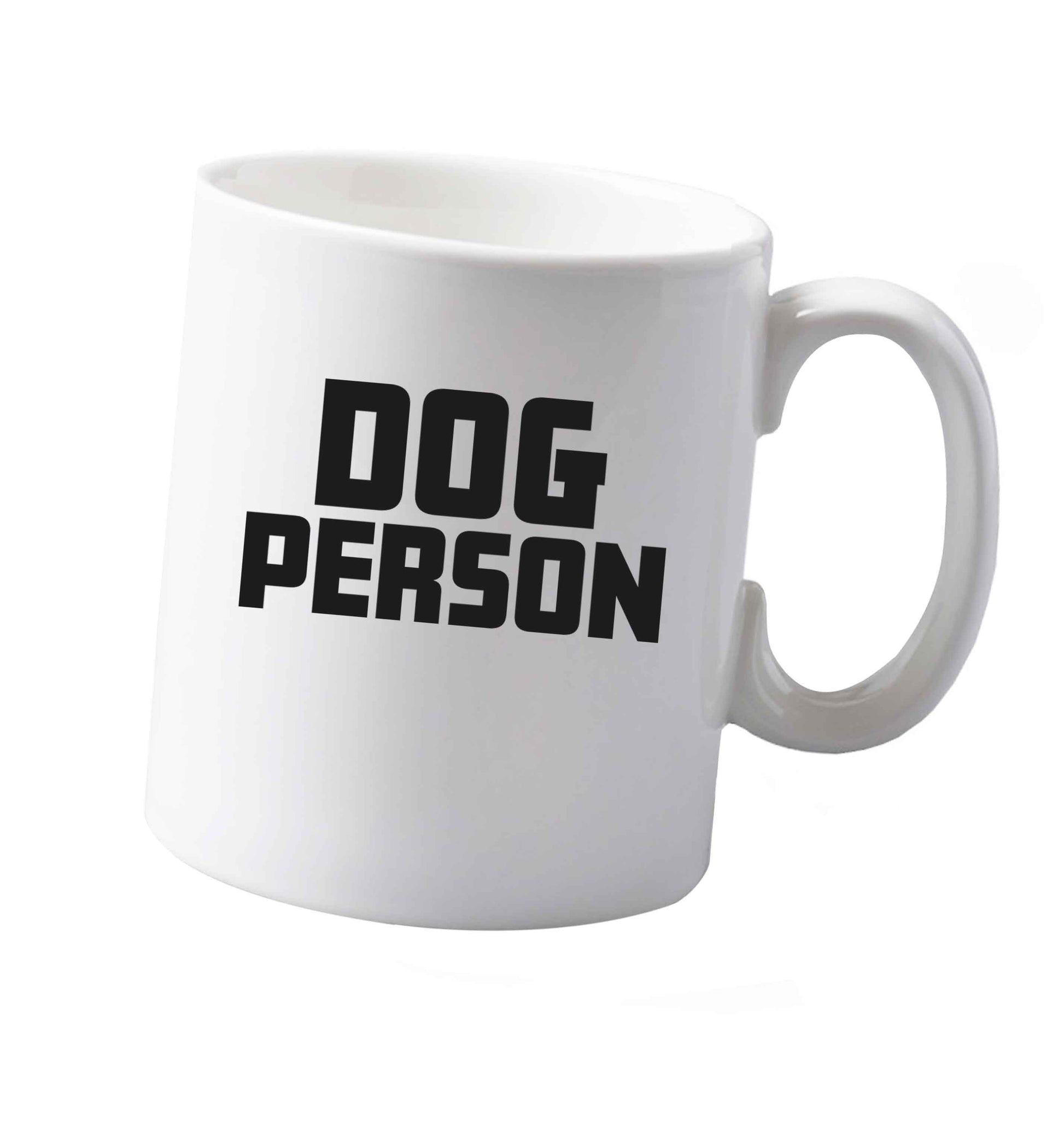 10 oz Dog Person Kit ceramic mug both sides