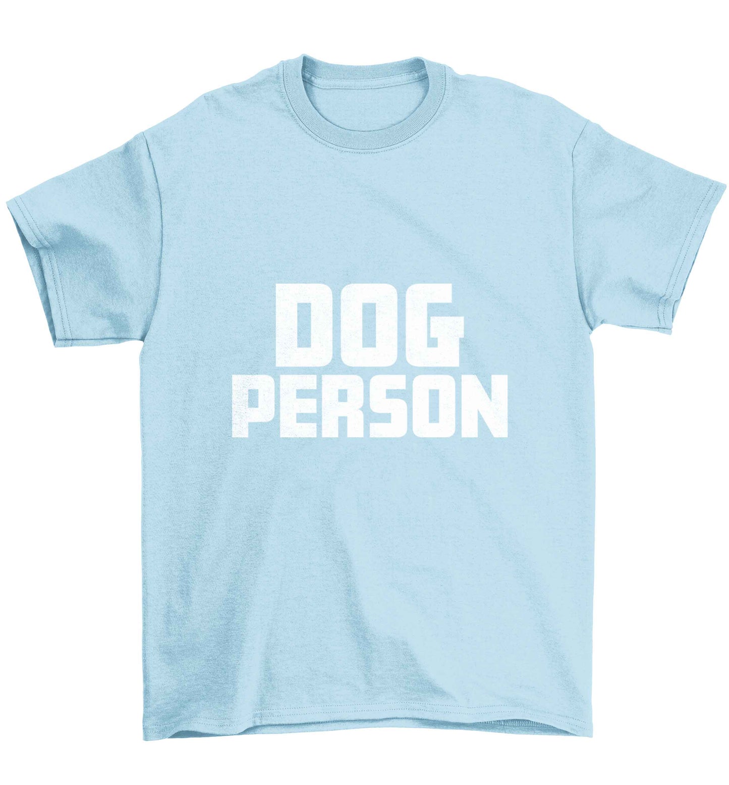 Dog Person Kit Children's light blue Tshirt 12-13 Years