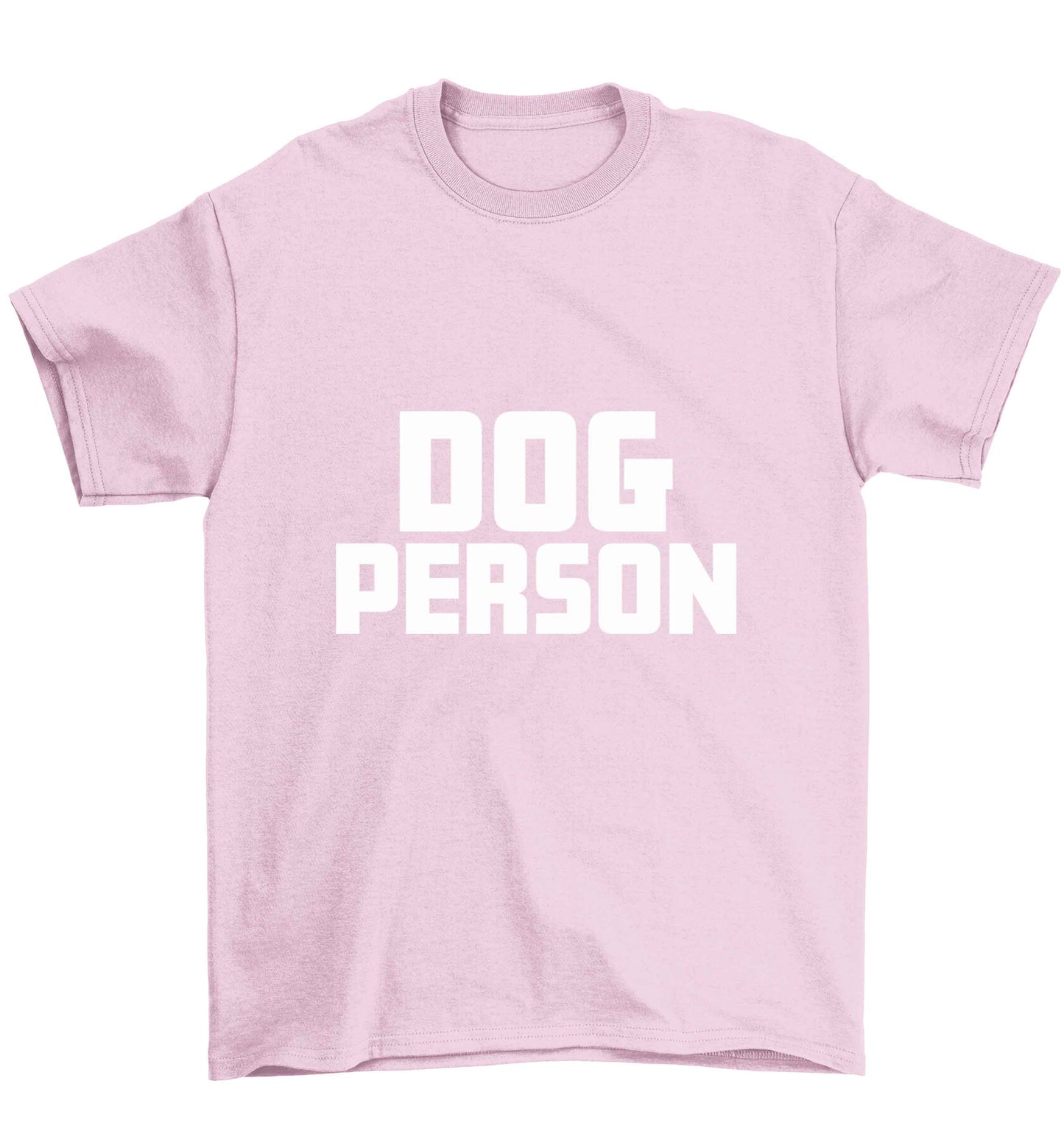 Dog Person Kit Children's light pink Tshirt 12-13 Years