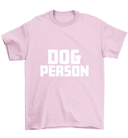 Dog Person Kit Children's light pink Tshirt 12-13 Years