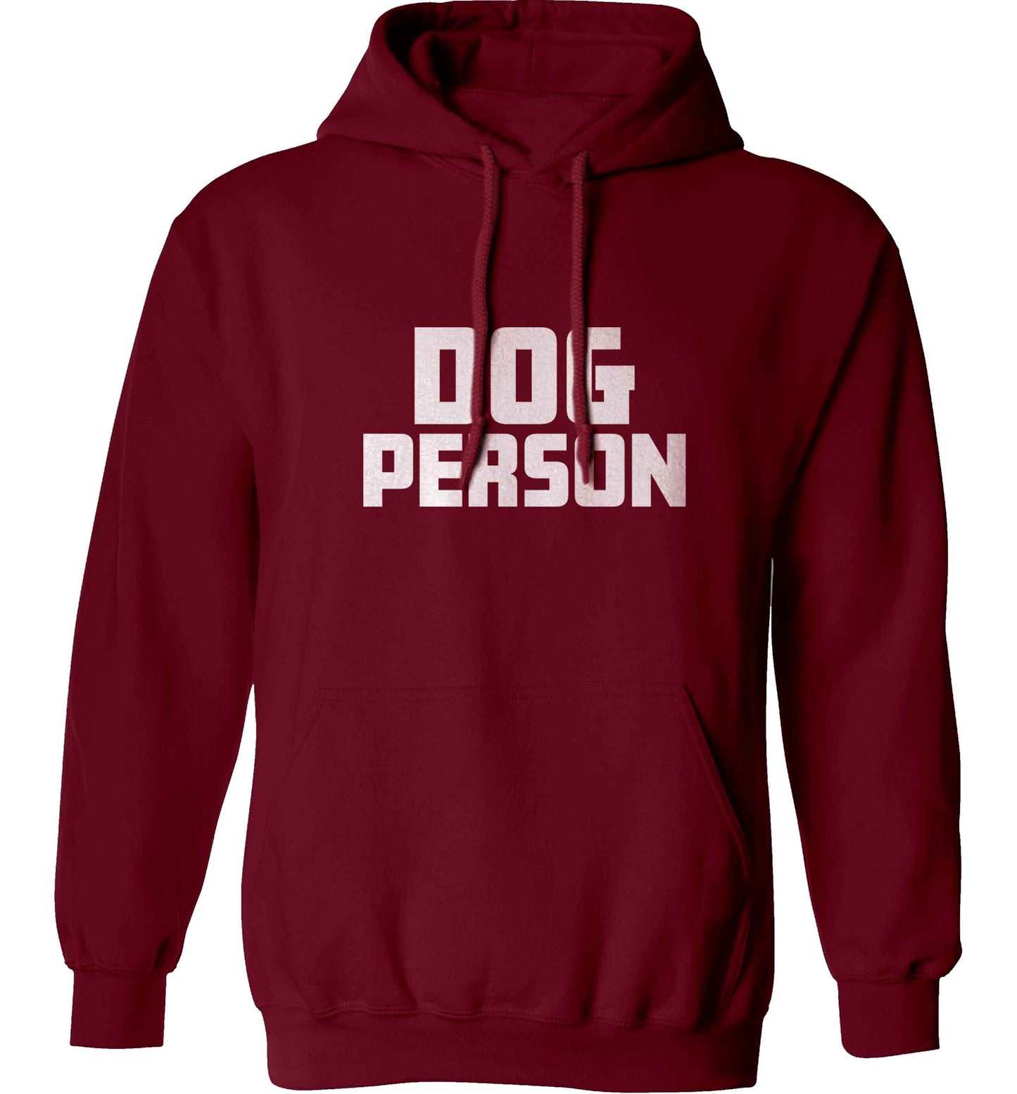 Dog Person Kit adults unisex maroon hoodie 2XL