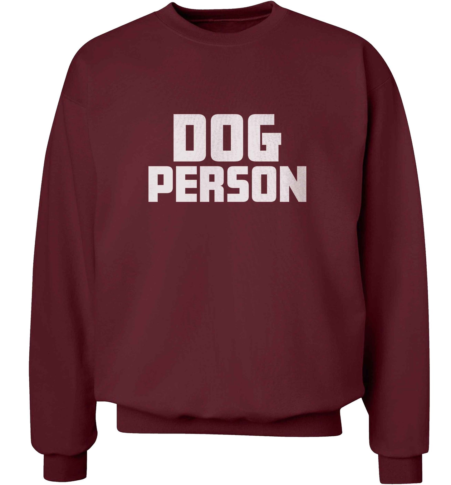 Dog Person Kit adult's unisex maroon sweater 2XL