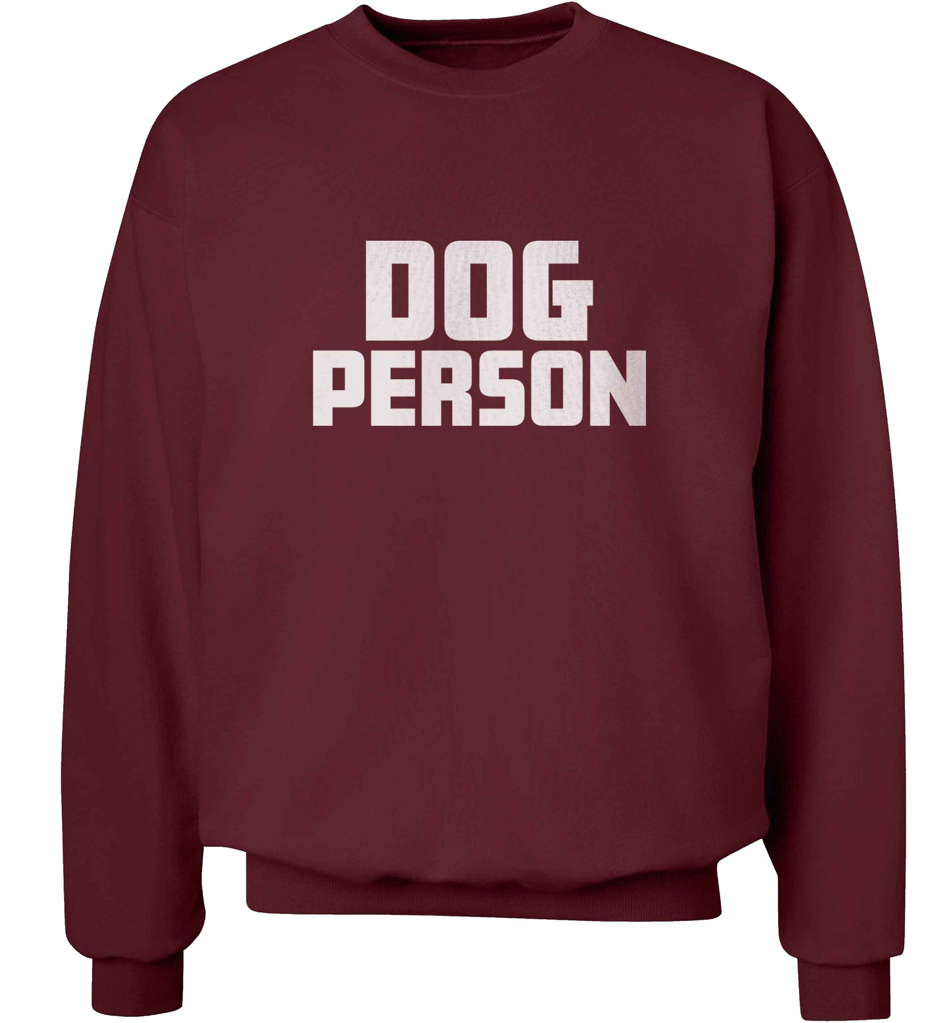 Dog Person Kit adult's unisex maroon sweater 2XL