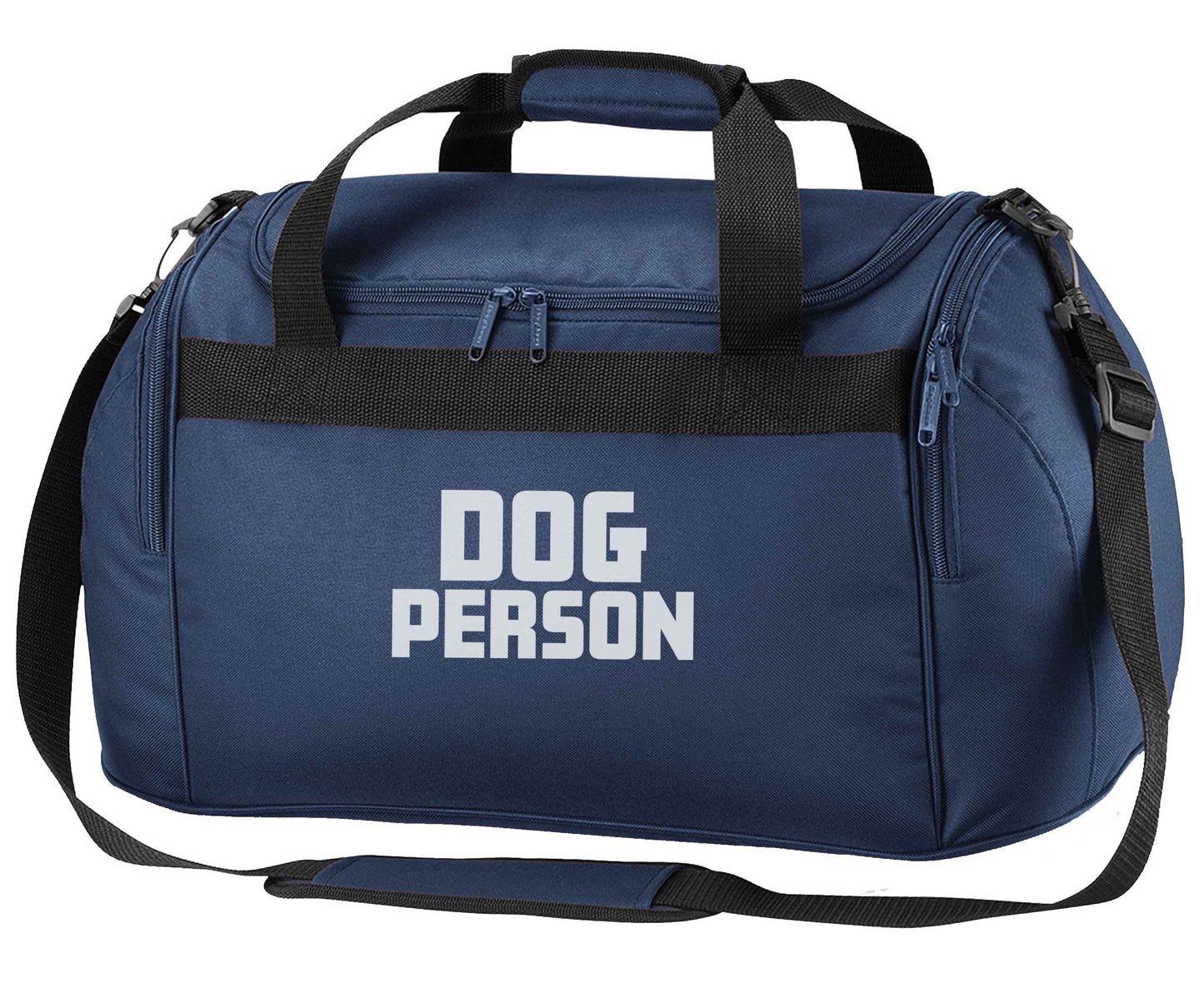 Dog Person Kit navy holdall / duffel bag
