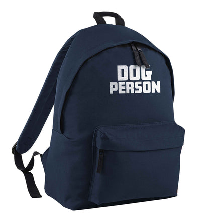 Dog Person Kit navy children's backpack