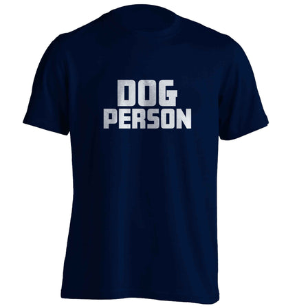 Dog Person Kit adults unisex navy Tshirt 2XL