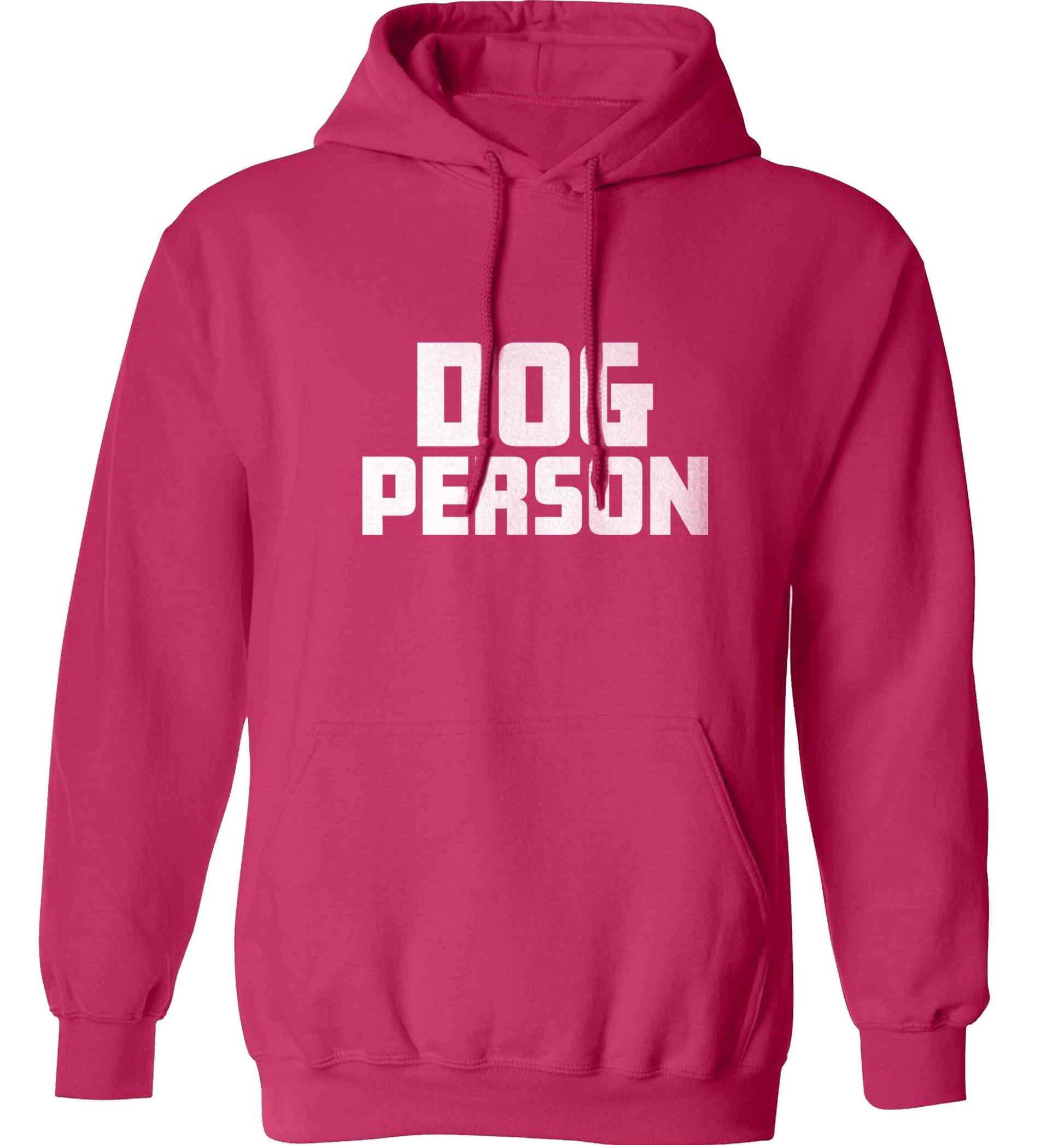 Dog Person Kit adults unisex pink hoodie 2XL
