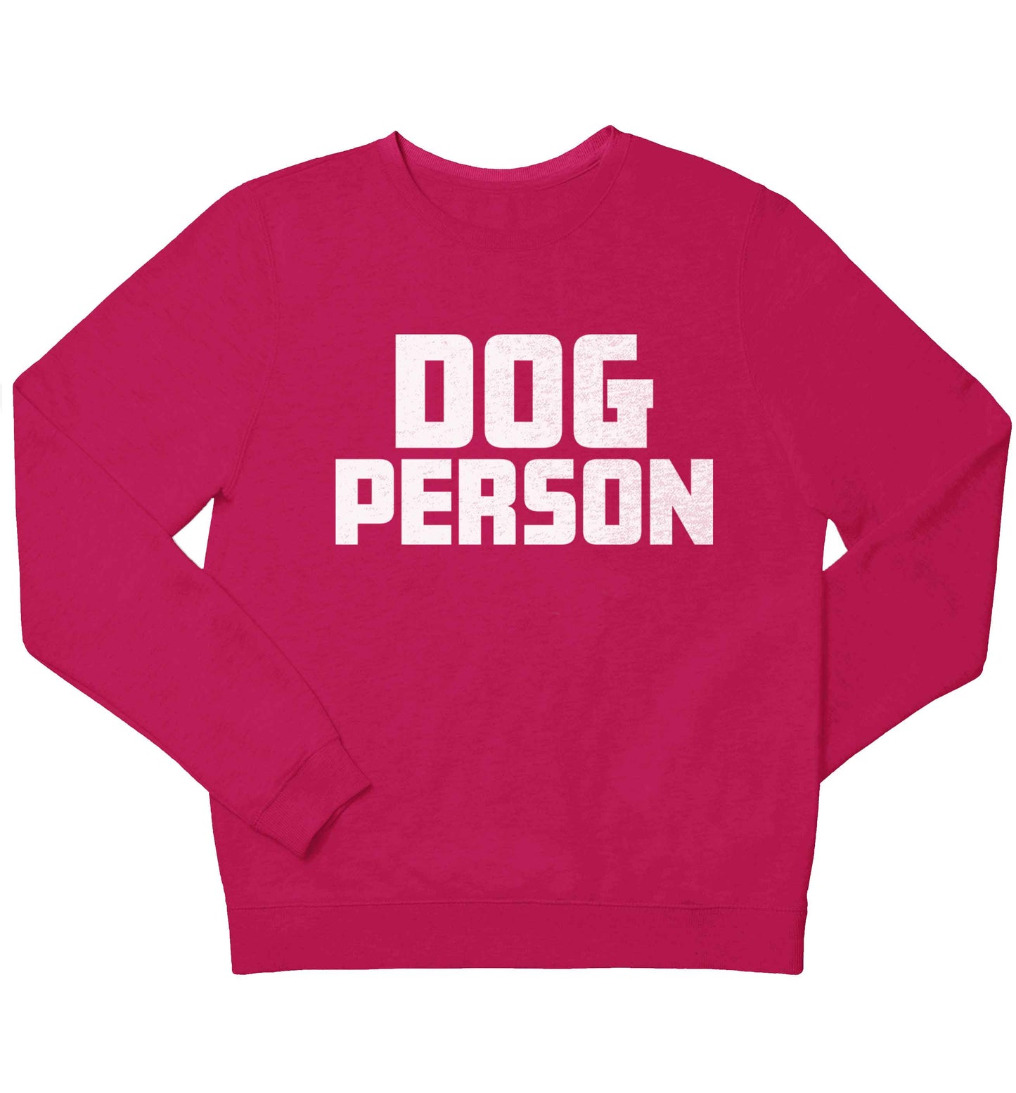 Dog Person Kit children's pink sweater 12-13 Years