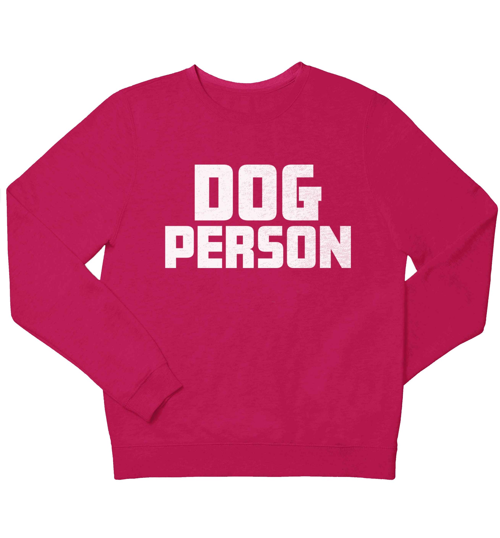 Dog Person Kit children's pink sweater 12-13 Years