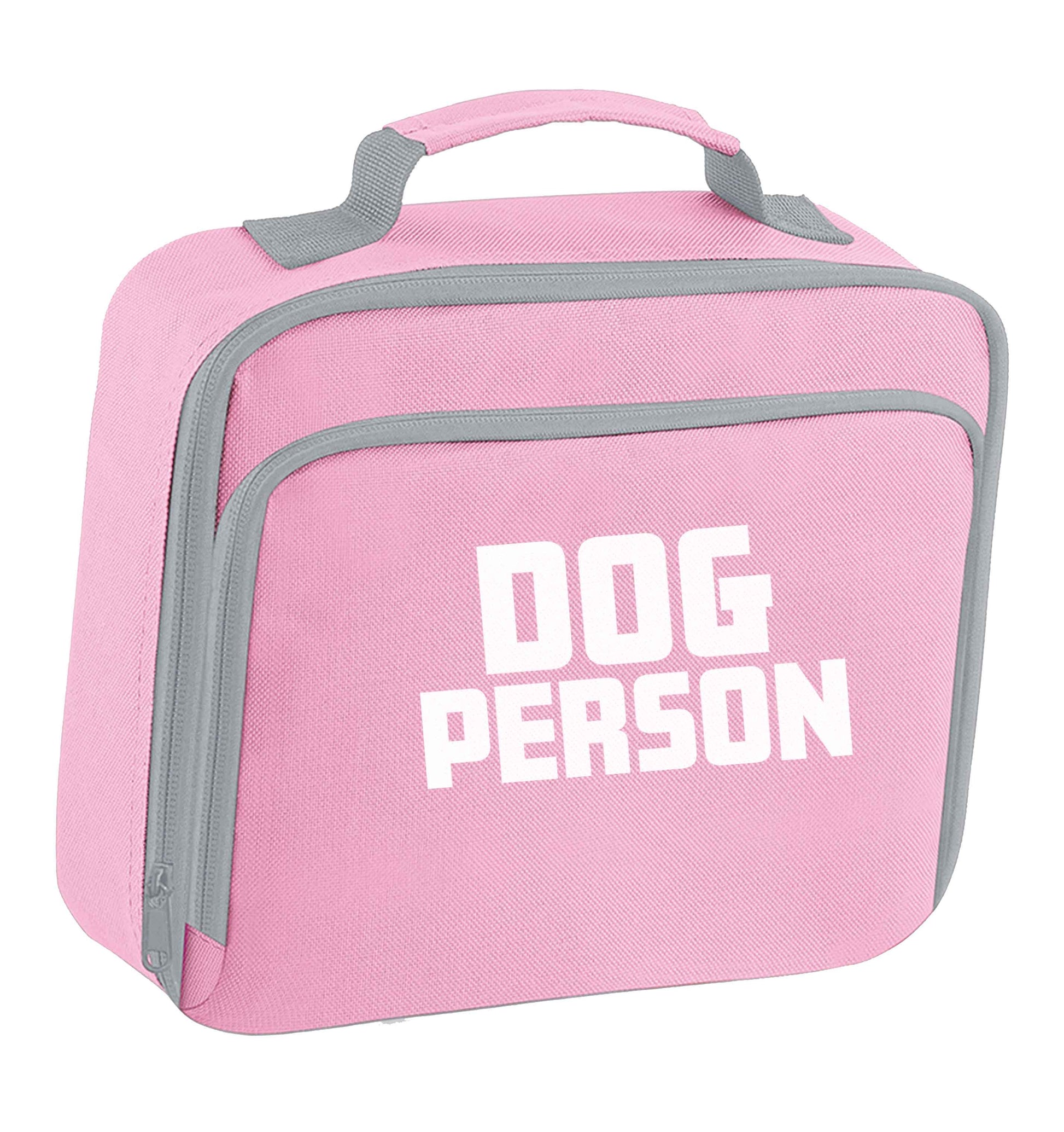 Dog Person Kit insulated pink lunch bag cooler