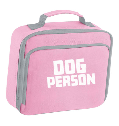 Dog Person Kit insulated pink lunch bag cooler