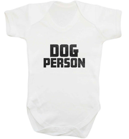 Dog Person Kit baby vest white 18-24 months