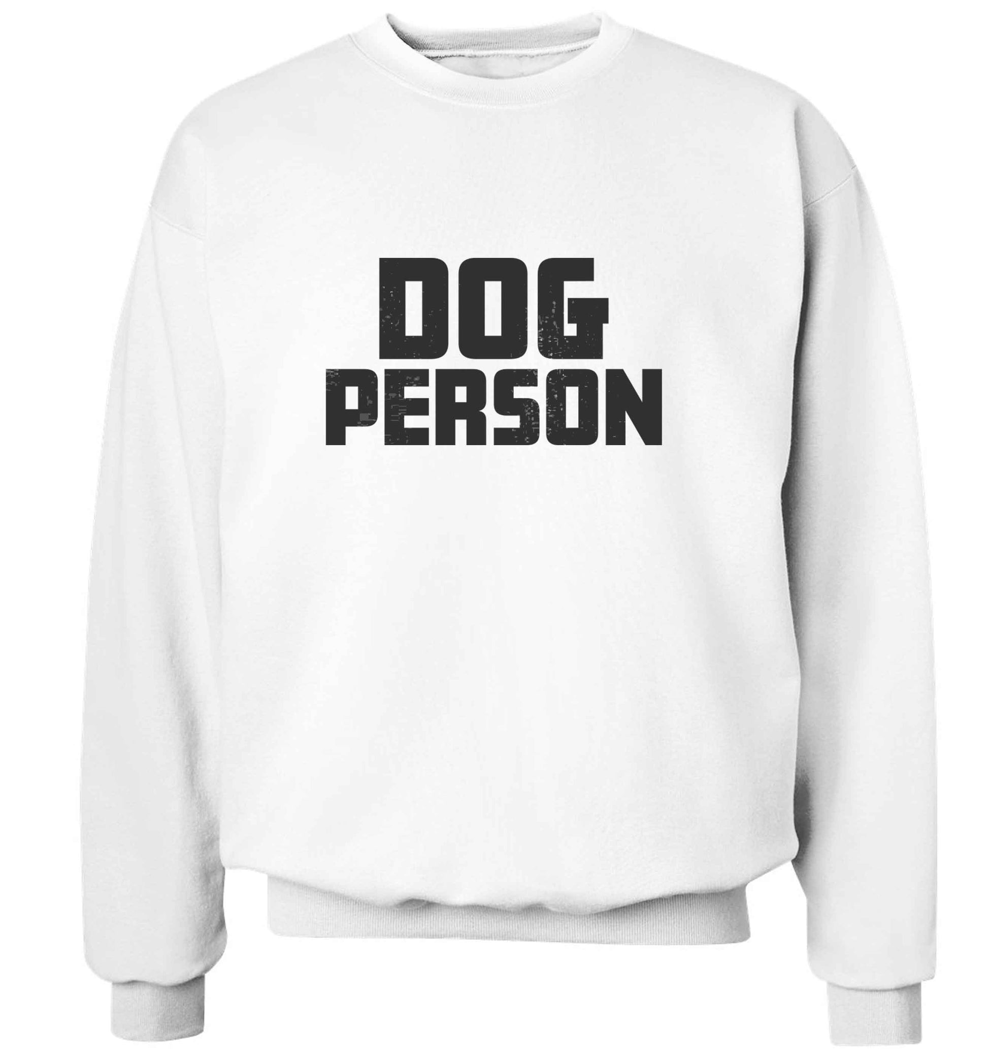 Dog Person Kit adult's unisex white sweater 2XL