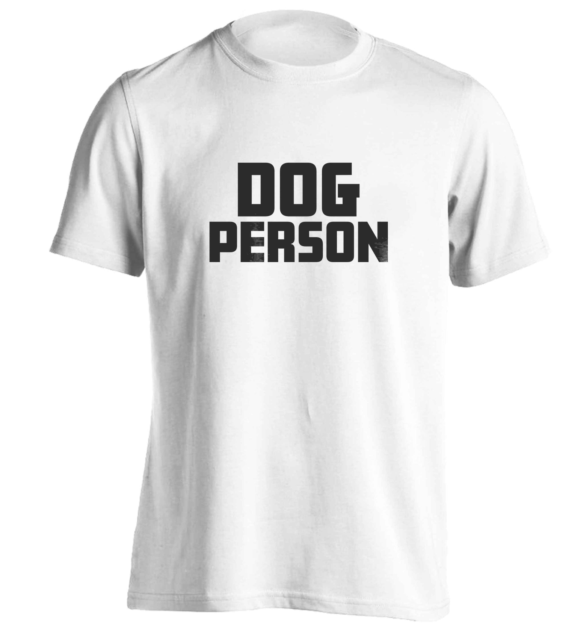 Dog Person Kit adults unisex white Tshirt 2XL