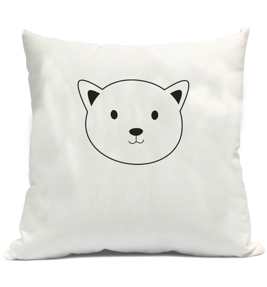 Cat face only Kit cushion cover and filling
