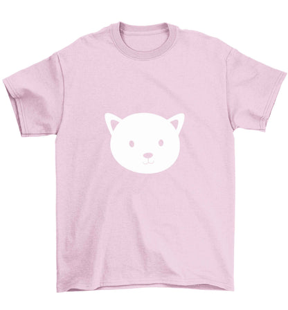 Cat face only Kit Children's light pink Tshirt 12-13 Years