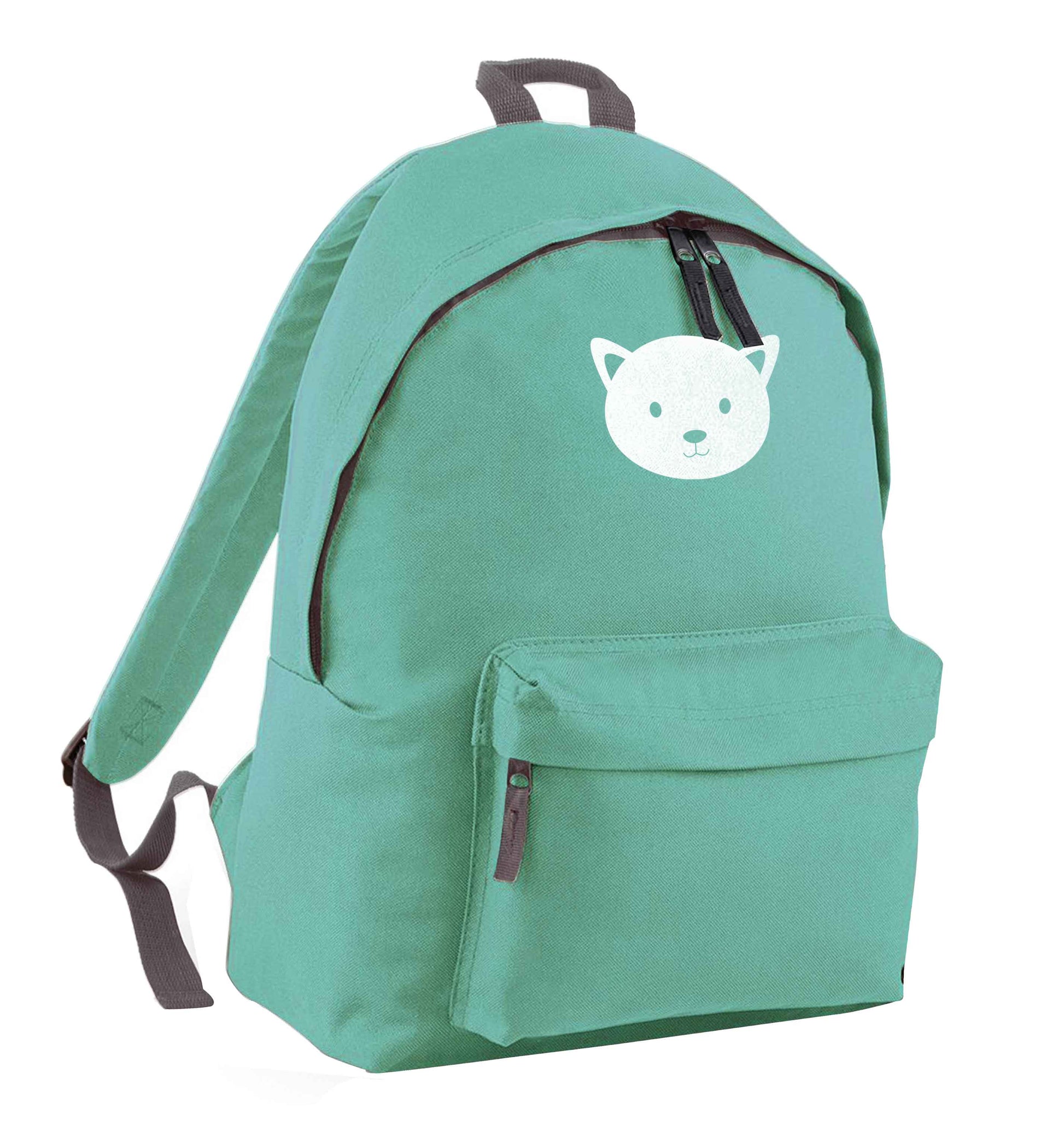 Cat face only Kit mint adults backpack