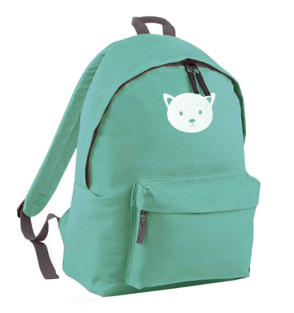 Cat face only Kit mint adults backpack