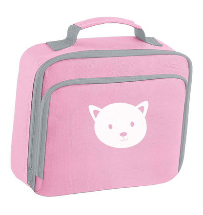 Cat face only Kit insulated pink lunch bag cooler