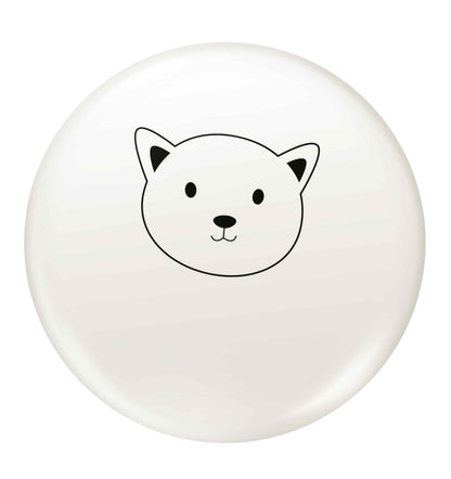 Cat face only Kit small 25mm Pin badge