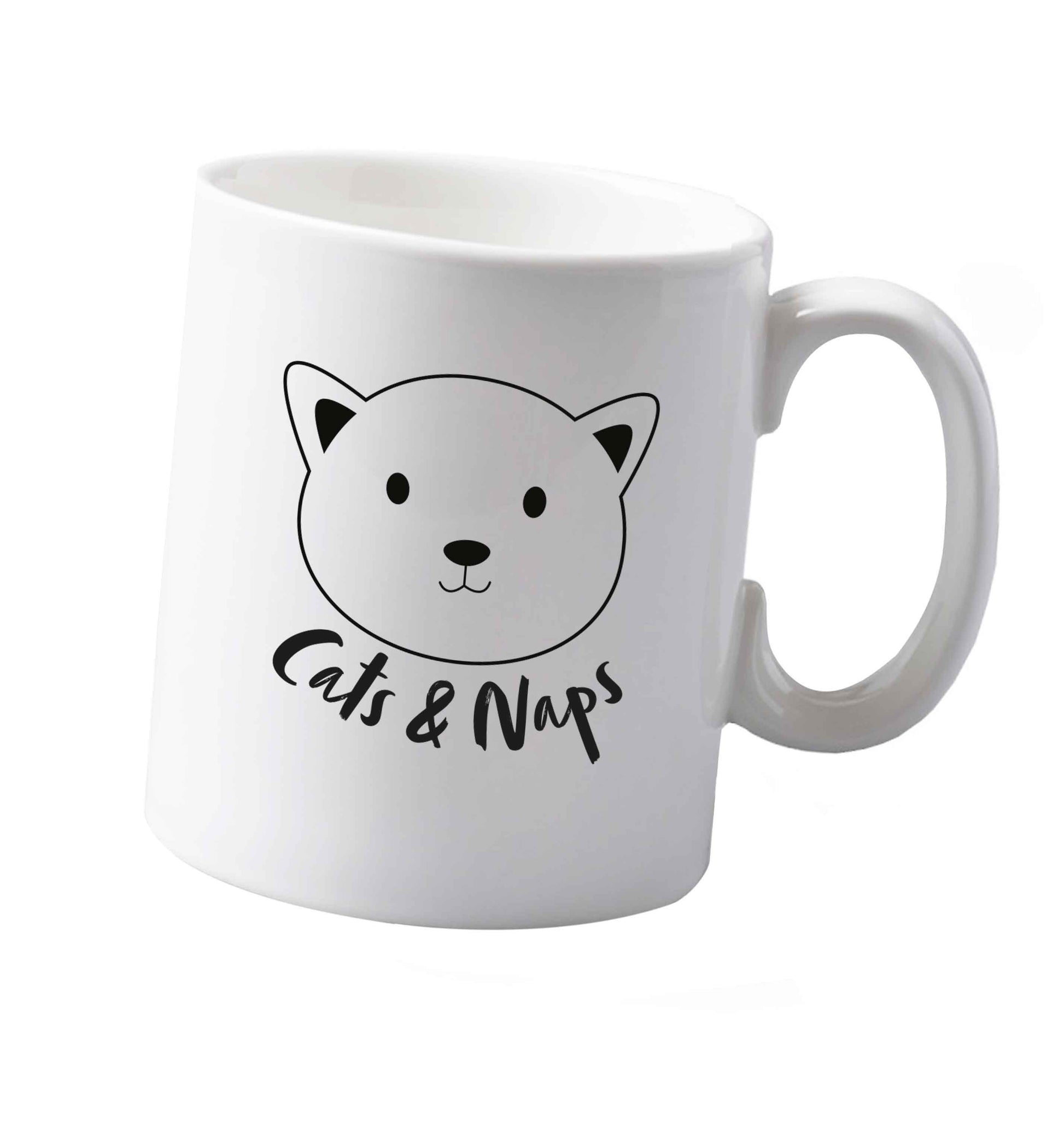 10 oz Cats and naps Kit ceramic mug both sides