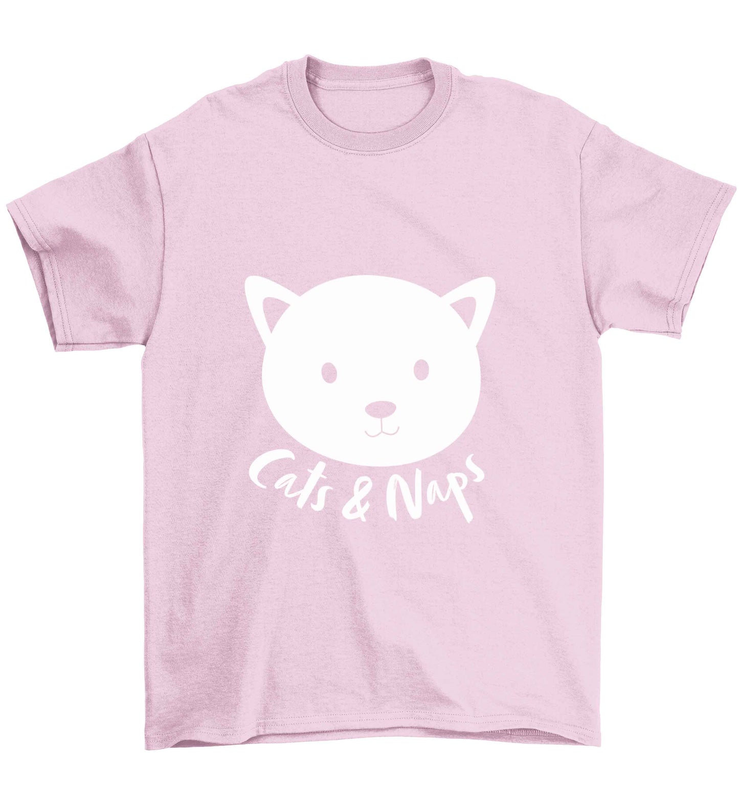 Cats and naps Kit Children's light pink Tshirt 12-13 Years