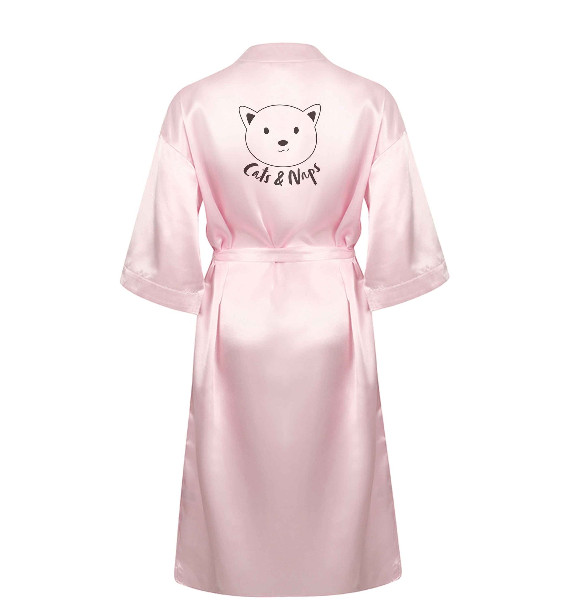 Cats and naps Kit XL/XXL pink ladies dressing gown size 16/18