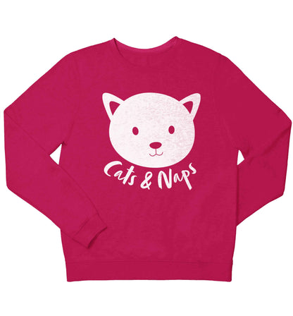 Cats and naps Kit children's pink sweater 12-13 Years