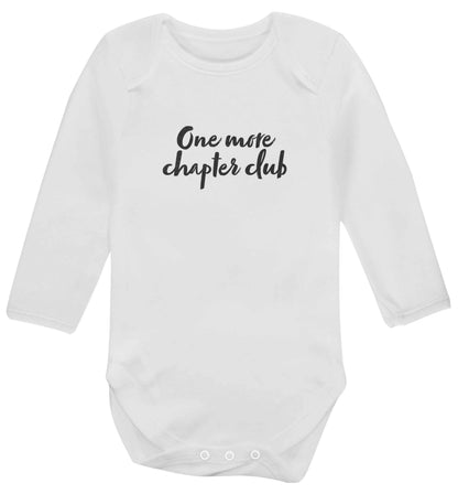 One more chapter club Kit baby vest long sleeved white 6-12 months