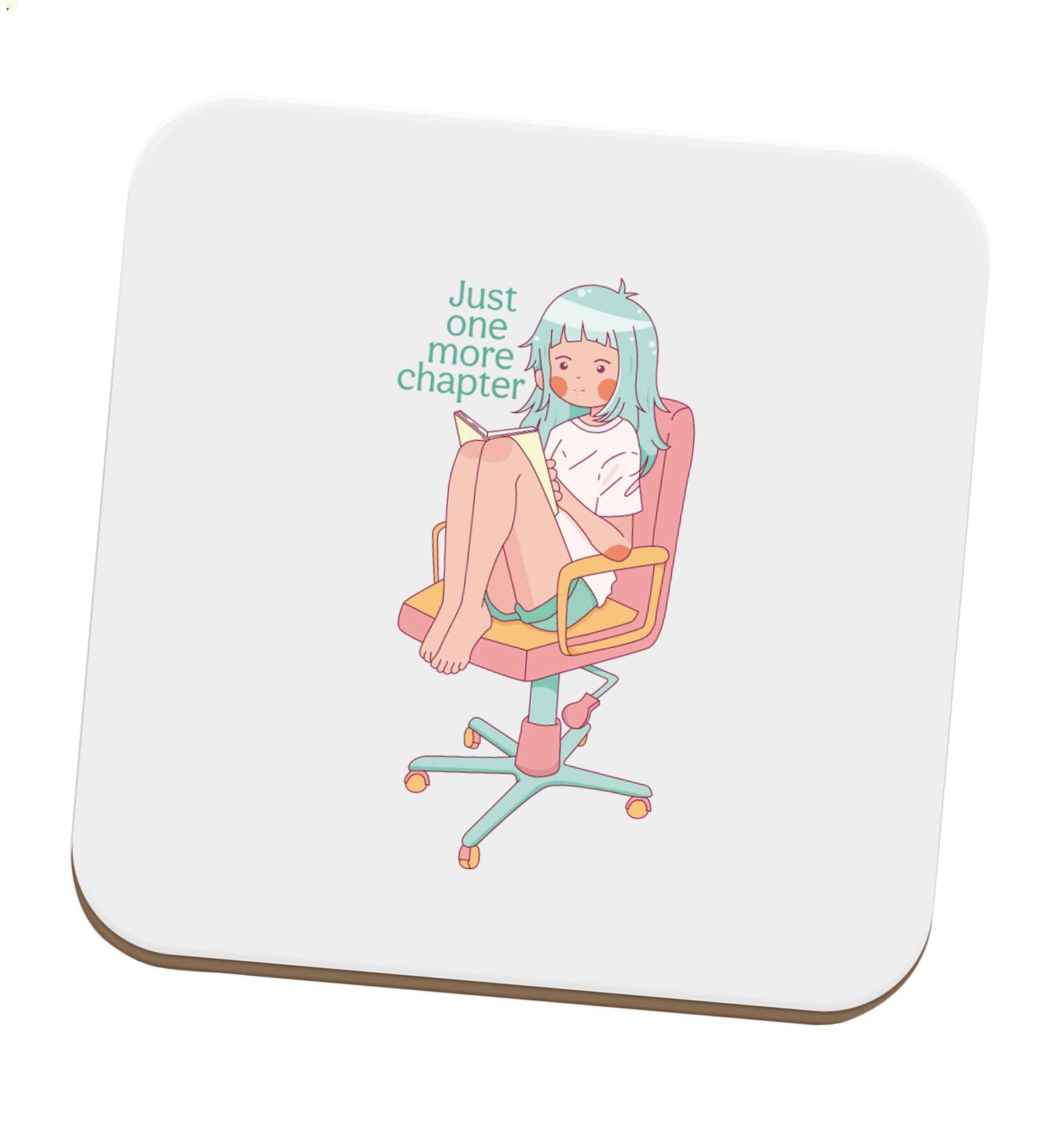 Just One More Chapter Kit set of four coasters