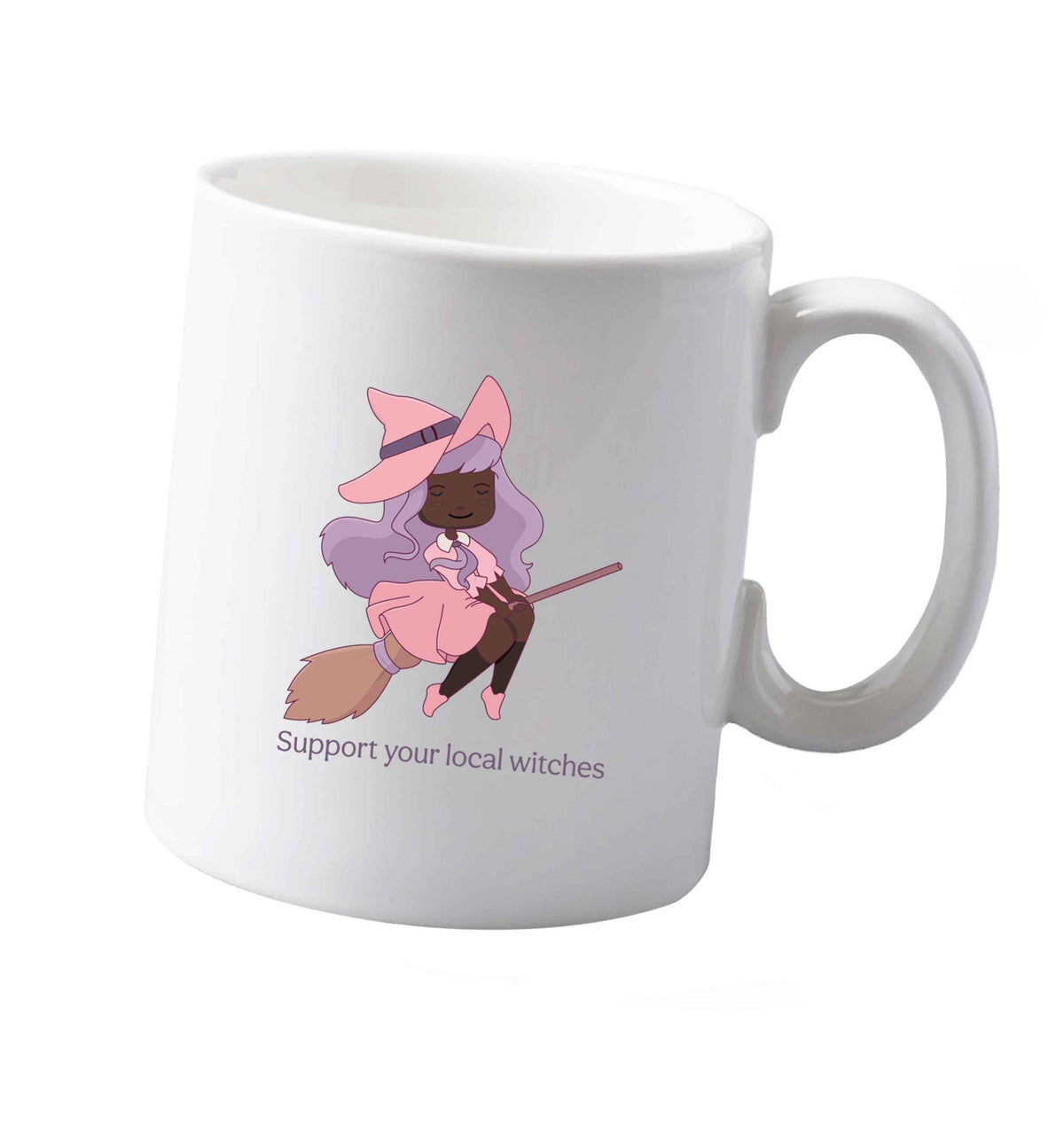 10 oz Support your local witches Kit ceramic mug both sides