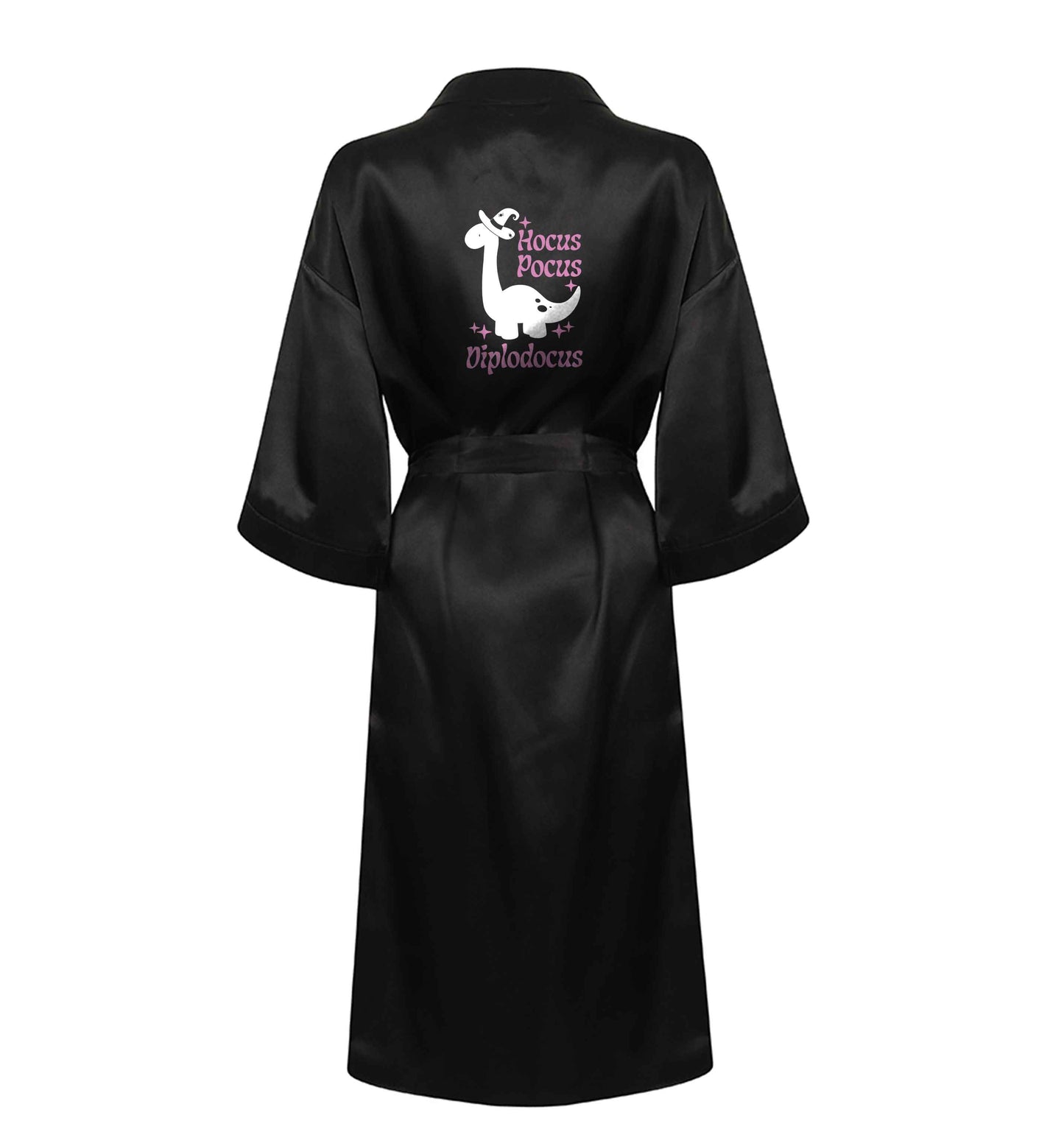 Hocus pocus diplodocus Kit XL/XXL black ladies dressing gown size 16/18