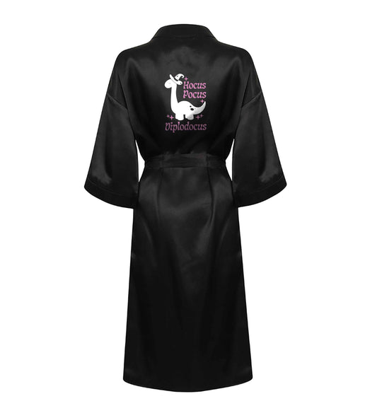 Hocus pocus diplodocus Kit XL/XXL black ladies dressing gown size 16/18