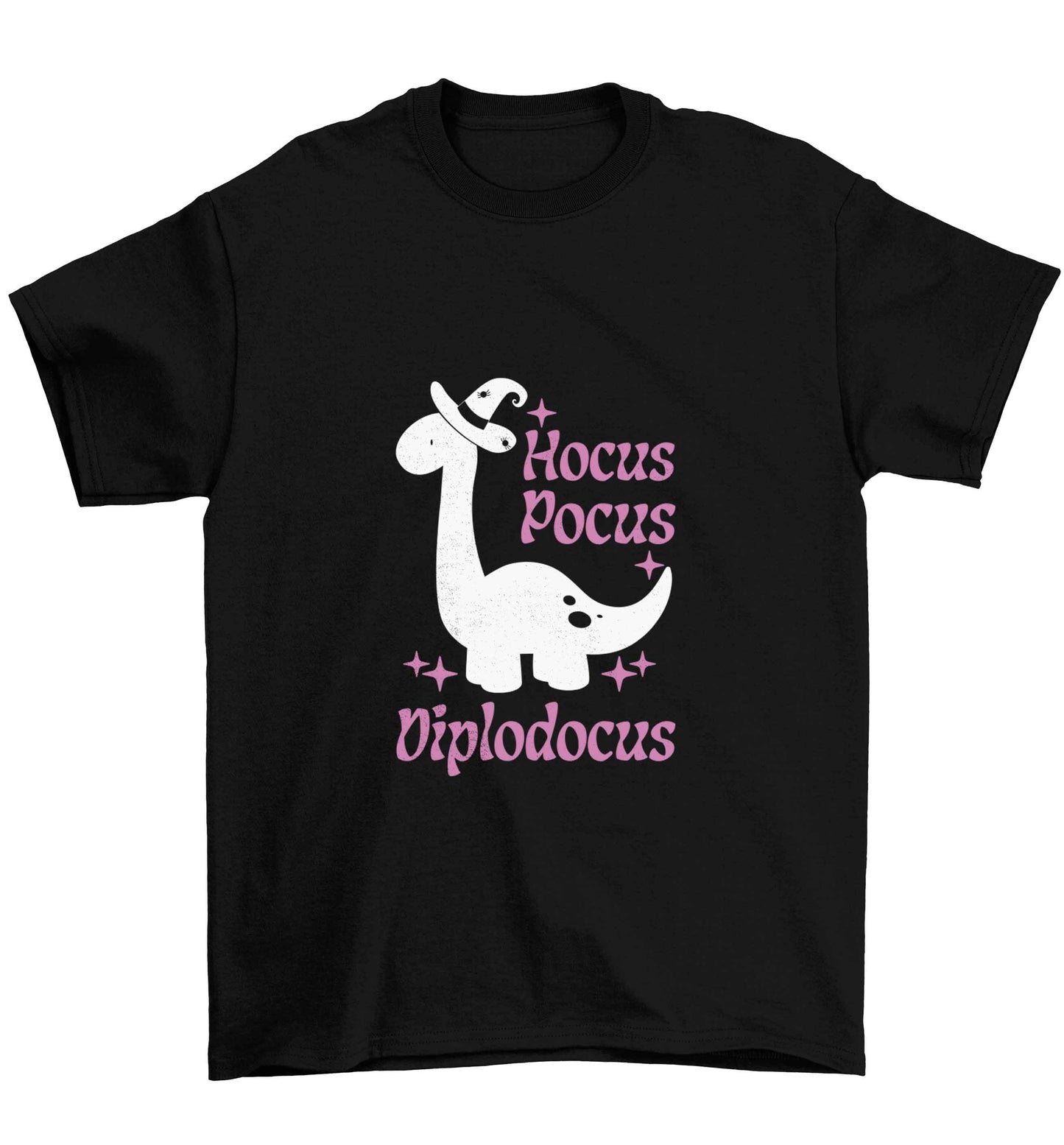 Hocus pocus diplodocus Kit Children's black Tshirt 12-13 Years
