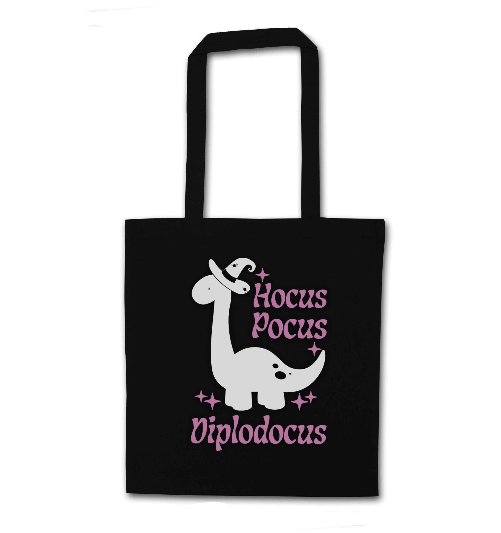 Hocus pocus diplodocus Kit black tote bag