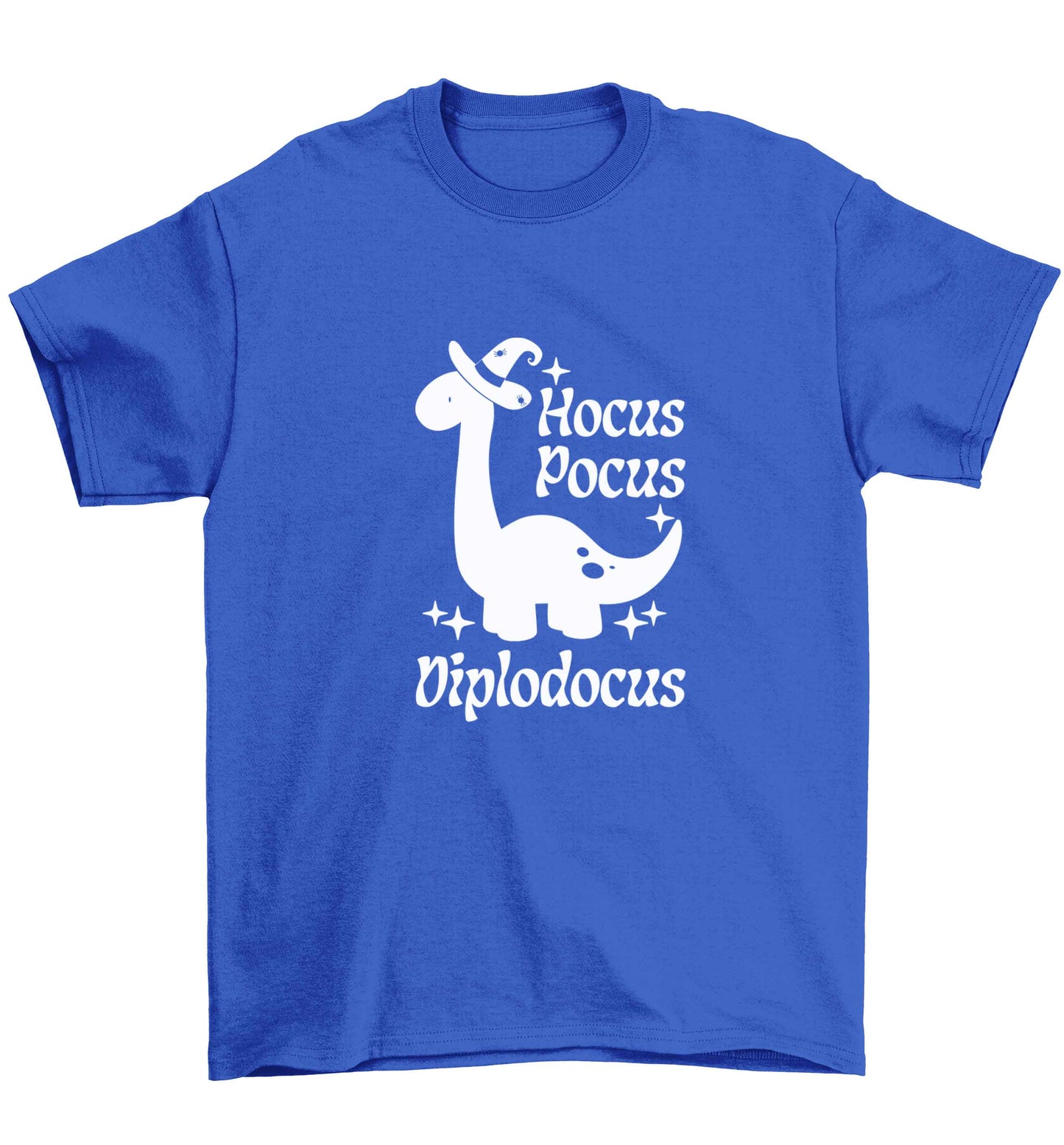 Hocus pocus diplodocus Kit Children's blue Tshirt 12-13 Years