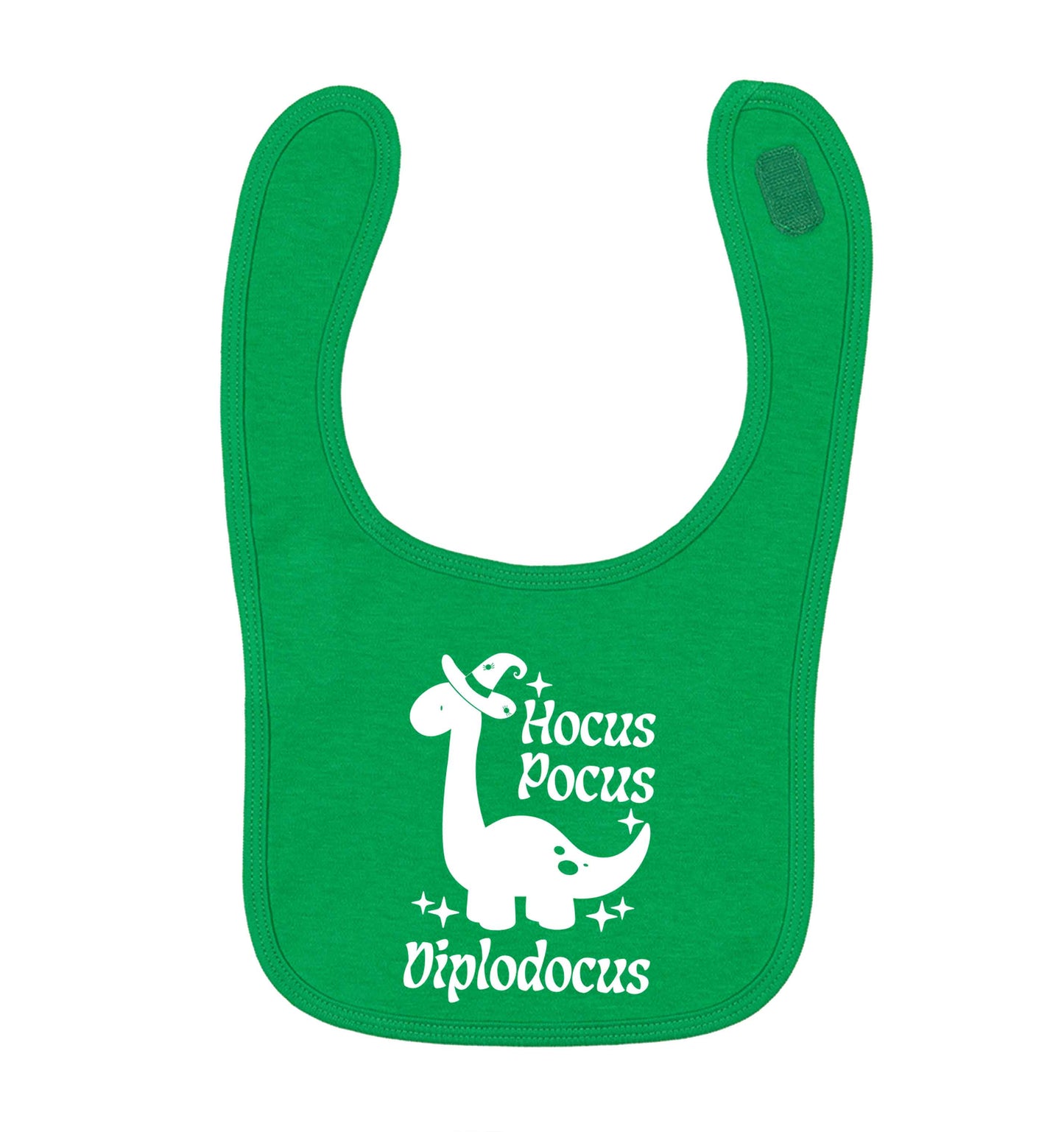 Hocus pocus diplodocus Kit green baby bib