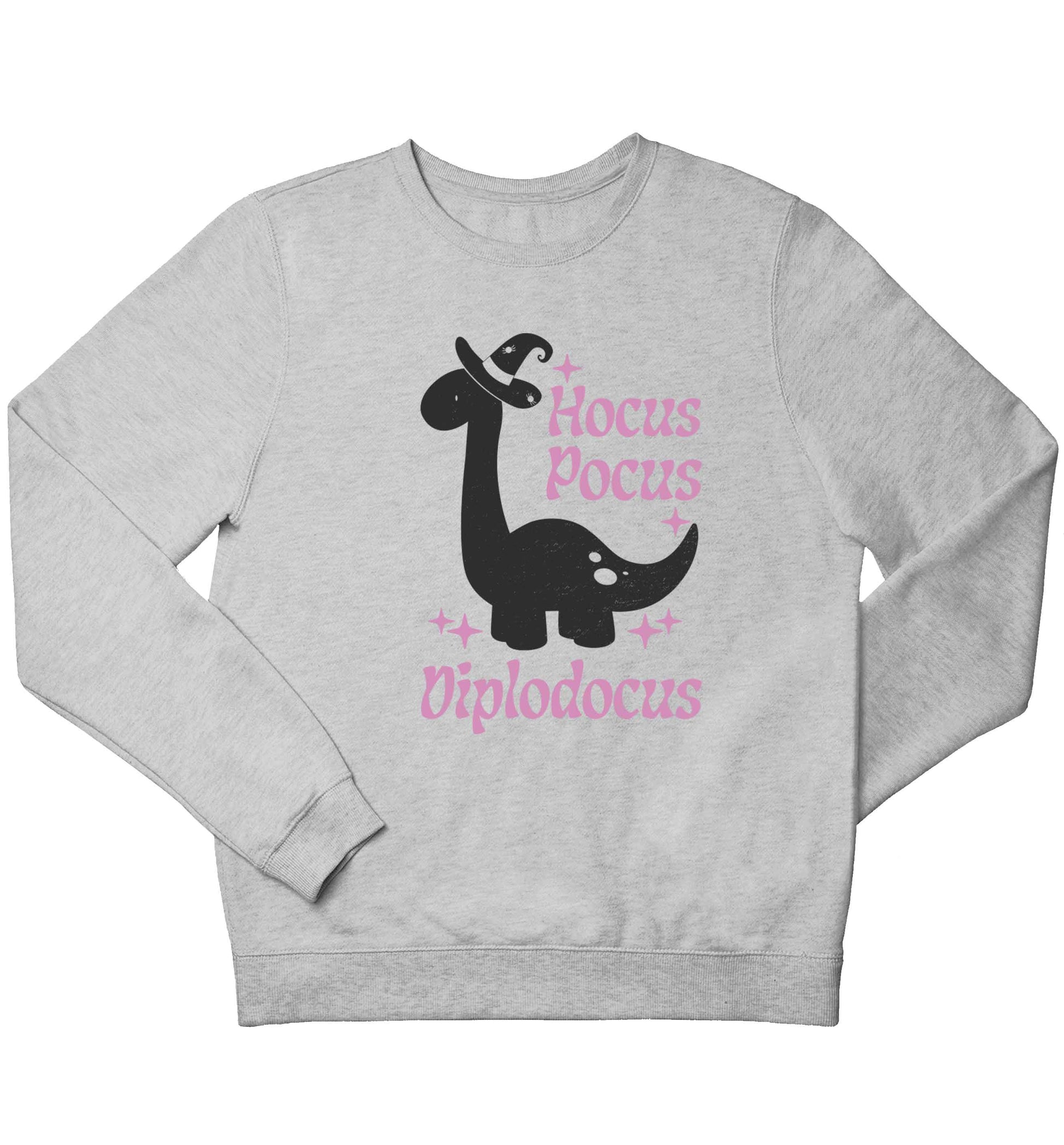Hocus pocus diplodocus Kit children's grey sweater 12-13 Years