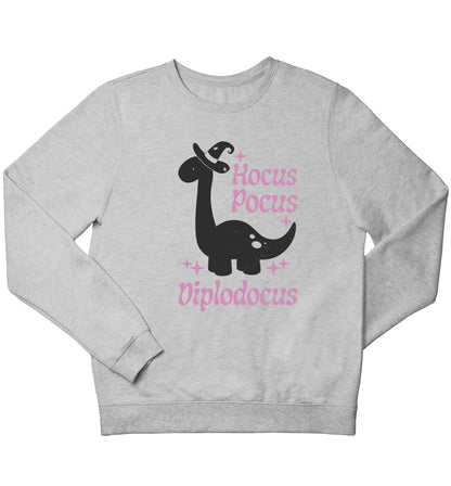Hocus pocus diplodocus Kit children's grey sweater 12-13 Years